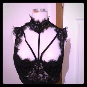 Lace crop top
